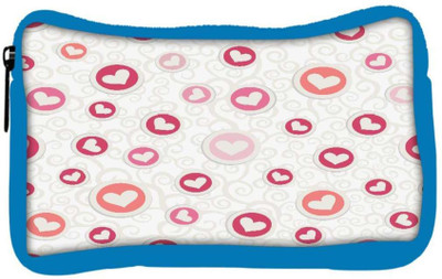 

Snoogg Eco Friendly Canvas White Hearts In Colorful Circles Designer Student Pen Pencil Case Coin Purse Pouch Cosmetic Makeup Bag (BLUE) Pouch(Multicolor)