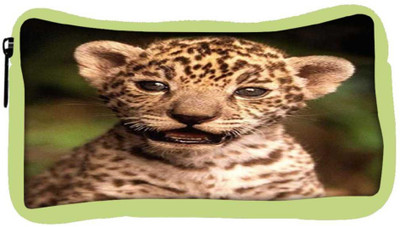 

Snoogg Eco Friendly Canvas Tiger 19 Student Pen Pencil Case Coin Purse Pouch Cosmetic Makeup Bag (GREEN) Pouch(Multicolor)