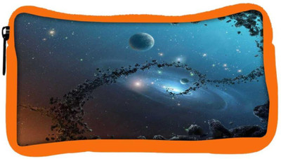 

Snoogg Eco Friendly Canvas Galaxy Designer Student Pen Pencil Case Coin Purse Pouch Cosmetic Makeup Bag (ORANGE) Pouch(Multicolor)
