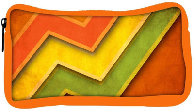 

Snoogg Eco Friendly Canvas Orange Red Yellow Colour Designer Student Pen Pencil Case Coin Purse Pouch Cosmetic Makeup Bag (ORANGE) Pouch(Multicolor)