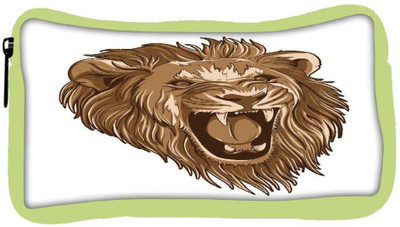 

Snoogg Eco Friendly Canvas Vector Lion Student Pen Pencil Case Coin Purse Pouch Cosmetic Makeup Bag (GREEN) Pouch(Multicolor)