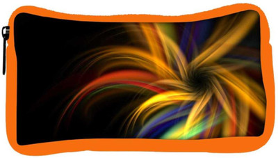 

Snoogg Eco Friendly Canvas Abstract Colorful Pattern Designer Student Pen Pencil Case Coin Purse Pouch Cosmetic Makeup Bag (ORANGE) Pouch(Multicolor)