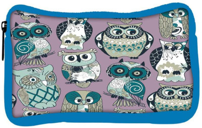 

Snoogg Eco Friendly Canvas Dull Owl Designer Student Pen Pencil Case Coin Purse Pouch Cosmetic Makeup Bag (BLUE) Pouch(Multicolor)