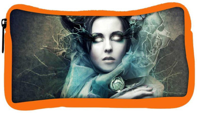 

Snoogg Eco Friendly Canvas Scary Woman Fantasy Designer Student Pen Pencil Case Coin Purse Pouch Cosmetic Makeup Bag (ORANGE) Pouch(Multicolor)