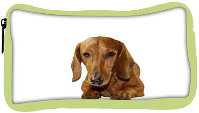 

Snoogg Eco Friendly Canvas Dachshund Staring Portrait Student Pen Pencil Case Coin Purse Pouch Cosmetic Makeup Bag (GREEN) Pouch(Multicolor)