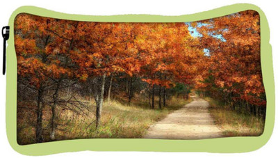 

Snoogg Eco Friendly Canvas Small Path Through The Forest Designer Student Pen Pencil Case Coin Purse Pouch Cosmetic Makeup Bag (GREEN) Pouch(Multicolor)