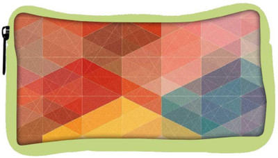 

Snoogg Eco Friendly Canvas Geometic Formations Colourful Student Pen Pencil Case Coin Purse Pouch Cosmetic Makeup Bag (GREEN) Pouch(Multicolor)