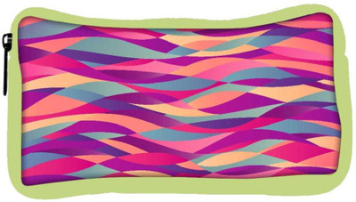 

Snoogg Eco Friendly Canvas Mosaic Abstract Wave Background Colorful Abstract Hand Drawn Pattern Student Pen Pencil Case Coin Purse Pouch Cosmetic Makeup Bag (GREEN) Pouch(Multicolor)