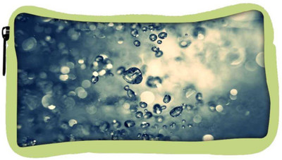 

Snoogg Eco Friendly Canvas Water Drops Designer Student Pen Pencil Case Coin Purse Pouch Cosmetic Makeup Bag (GREEN) Pouch(Multicolor)