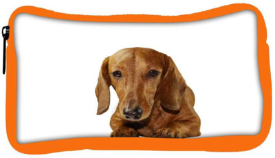 

Snoogg Eco Friendly Canvas Dachshund Staring Portrait Student Pen Pencil Case Coin Purse Pouch Cosmetic Makeup Bag (ORANGE) Pouch(Multicolor)