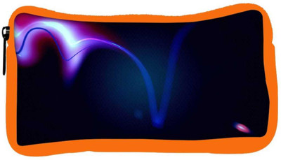 

Snoogg Eco Friendly Canvas Blue Strips In Black Designer Student Pen Pencil Case Coin Purse Pouch Cosmetic Makeup Bag (ORANGE) Pouch(Multicolor)