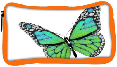 

Snoogg Eco Friendly Canvas Green Butterfly Student Pen Pencil Case Coin Purse Pouch Cosmetic Makeup Bag (ORANGE) Pouch(Multicolor)