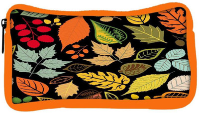 

Snoogg Eco Friendly Canvas Seamless Pattern With Leaf Student Pen Pencil Case Coin Purse Pouch Cosmetic Makeup Bag (ORANGE) Pouch(Multicolor)