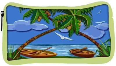 

Snoogg Eco Friendly Canvas Lost Paradise 2464 Student Pen Pencil Case Coin Purse Pouch Cosmetic Makeup Bag (GREEN) Pouch(Multicolor)