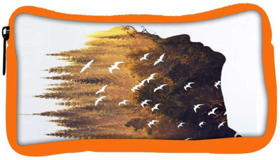 

Snoogg Eco Friendly Canvas Forest In A Silhouette 2631 Student Pen Pencil Case Coin Purse Pouch Cosmetic Makeup Bag (ORANGE) Pouch(Multicolor)