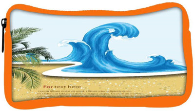 

Snoogg Eco Friendly Canvas Vector Summer Background With Waves Student Pen Pencil Case Coin Purse Pouch Cosmetic Makeup Bag (ORANGE) Pouch(Multicolor)