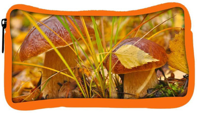 

Snoogg Eco Friendly Canvas Orange Mushroom Designer Student Pen Pencil Case Coin Purse Pouch Cosmetic Makeup Bag (ORANGE) Pouch(Multicolor)