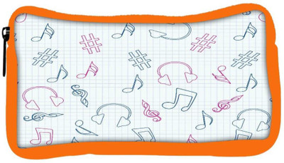 

Snoogg Eco Friendly Canvas Headset And Music Designer Student Pen Pencil Case Coin Purse Pouch Cosmetic Makeup Bag (ORANGE) Pouch(Multicolor)