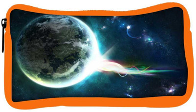 

Snoogg Eco Friendly Canvas Abstract Earth Designer Student Pen Pencil Case Coin Purse Pouch Cosmetic Makeup Bag (ORANGE) Pouch(Multicolor)