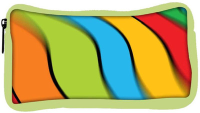

Snoogg Eco Friendly Canvas Multiple Color Strips Designer Student Pen Pencil Case Coin Purse Pouch Cosmetic Makeup Bag (GREEN) Pouch(Multicolor)