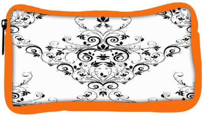 

Snoogg Eco Friendly Canvas V Shaped Pattern Designer Student Pen Pencil Case Coin Purse Pouch Cosmetic Makeup Bag (ORANGE) Pouch(Multicolor)