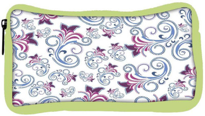 

Snoogg Eco Friendly Canvas Abstract White Pattern Designer Student Pen Pencil Case Coin Purse Pouch Cosmetic Makeup Bag (GREEN) Pouch(Multicolor)