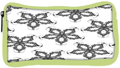 

Snoogg Eco Friendly Canvas Grey Floral Designer Student Pen Pencil Case Coin Purse Pouch Cosmetic Makeup Bag (GREEN) Pouch(Multicolor)