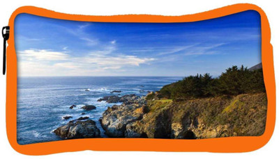 

Snoogg Eco Friendly Canvas Ocean Near The Forest Designer Student Pen Pencil Case Coin Purse Pouch Cosmetic Makeup Bag (ORANGE) Pouch(Multicolor)