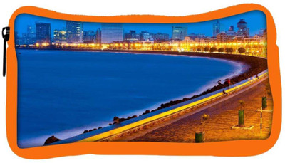 

Snoogg Eco Friendly Canvas Marine Drive Designer Student Pen Pencil Case Coin Purse Pouch Cosmetic Makeup Bag (ORANGE) Pouch(Multicolor)