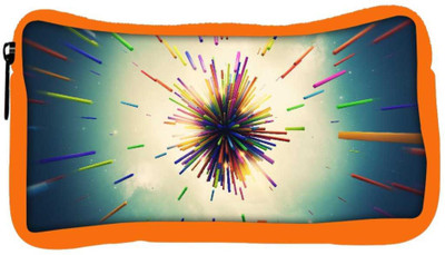 

Snoogg Eco Friendly Canvas Abstract Amazed Design Designer Student Pen Pencil Case Coin Purse Pouch Cosmetic Makeup Bag (ORANGE) Pouch(Multicolor)