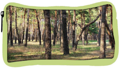 

Snoogg Eco Friendly Canvas Summer Forest Designer Student Pen Pencil Case Coin Purse Pouch Cosmetic Makeup Bag (GREEN) Pouch(Multicolor)