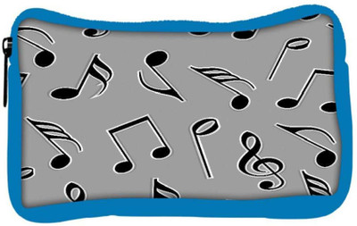 

Snoogg Eco Friendly Canvas Black Music Strings Designer Student Pen Pencil Case Coin Purse Pouch Cosmetic Makeup Bag (BLUE) Pouch(Multicolor)