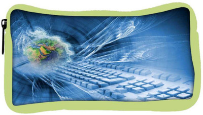 

Snoogg Eco Friendly Canvas Abstract Internet Background Student Pen Pencil Case Coin Purse Pouch Cosmetic Makeup Bag (GREEN) Pouch(Multicolor)