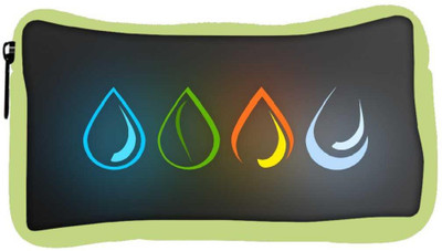 

Snoogg Eco Friendly Canvas The Four Elements Minimalistic Designer Student Pen Pencil Case Coin Purse Pouch Cosmetic Makeup Bag (GREEN) Pouch(Multicolor)