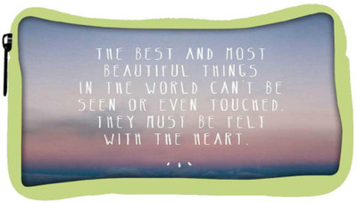 

Snoogg Eco Friendly Canvas Felt With The Heart Student Pen Pencil Case Coin Purse Pouch Cosmetic Makeup Bag (GREEN) Pouch(Multicolor)