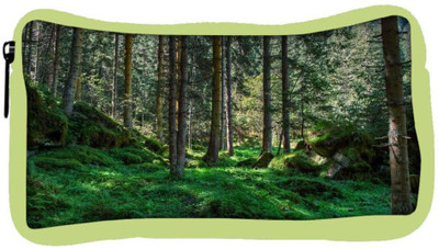 

Snoogg Eco Friendly Canvas Desnse Forest Designer Student Pen Pencil Case Coin Purse Pouch Cosmetic Makeup Bag (GREEN) Pouch(Multicolor)
