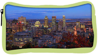 

Snoogg Eco Friendly Canvas Colorful City At Night Designer Student Pen Pencil Case Coin Purse Pouch Cosmetic Makeup Bag (GREEN) Pouch(Multicolor)
