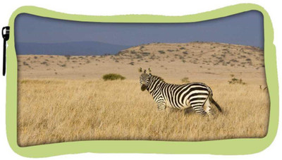 

Snoogg Eco Friendly Canvas Zebra Designer Student Pen Pencil Case Coin Purse Pouch Cosmetic Makeup Bag (GREEN) Pouch(Multicolor)