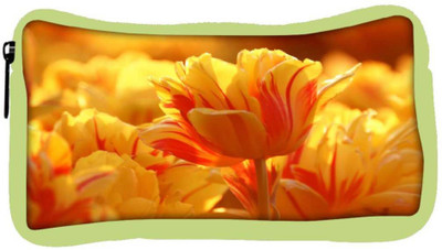 

Snoogg Eco Friendly Canvas Orange Tulips Designer Student Pen Pencil Case Coin Purse Pouch Cosmetic Makeup Bag (GREEN) Pouch(Multicolor)