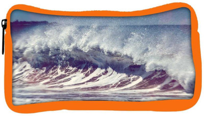 

Snoogg Eco Friendly Canvas Ocean Scream Designer Student Pen Pencil Case Coin Purse Pouch Cosmetic Makeup Bag (ORANGE) Pouch(Multicolor)