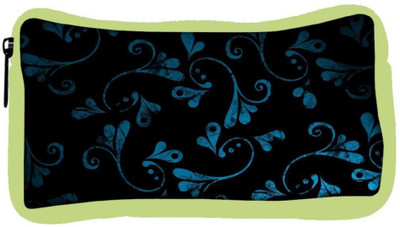 

Snoogg Eco Friendly Canvas Blue Abstract Design Designer Student Pen Pencil Case Coin Purse Pouch Cosmetic Makeup Bag (GREEN) Pouch(Multicolor)