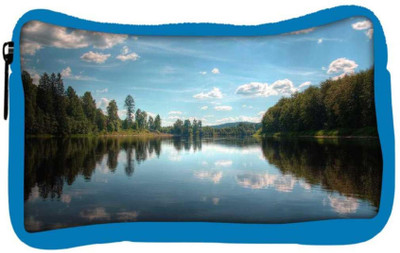 

Snoogg Eco Friendly Canvas Lake And The Jungle Designer Student Pen Pencil Case Coin Purse Pouch Cosmetic Makeup Bag (BLUE) Pouch(Multicolor)