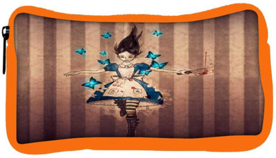 

Snoogg Eco Friendly Canvas Cruel Alice Student Pen Pencil Case Coin Purse Pouch Cosmetic Makeup Bag (ORANGE) Pouch(Multicolor)