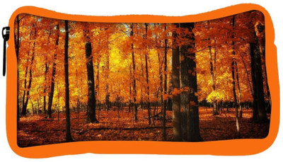 

Snoogg Eco Friendly Canvas Dense Forest Designer Student Pen Pencil Case Coin Purse Pouch Cosmetic Makeup Bag (ORANGE) Pouch(Multicolor)