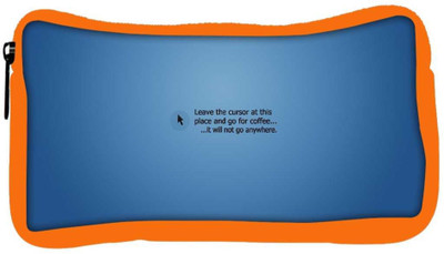 

Snoogg Eco Friendly Canvas Leave The Cursor Designer Student Pen Pencil Case Coin Purse Pouch Cosmetic Makeup Bag (ORANGE) Pouch(Multicolor)