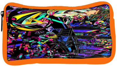 

Snoogg Eco Friendly Canvas Music Train 2887 Student Pen Pencil Case Coin Purse Pouch Cosmetic Makeup Bag (ORANGE) Pouch(Multicolor)
