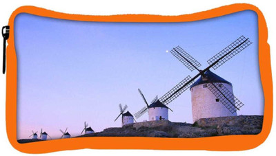 

Snoogg Eco Friendly Canvas Windmill Designer Student Pen Pencil Case Coin Purse Pouch Cosmetic Makeup Bag (ORANGE) Pouch(Multicolor)