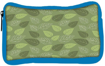 

Snoogg Eco Friendly Canvas Green Leaves Designer Student Pen Pencil Case Coin Purse Pouch Cosmetic Makeup Bag (BLUE) Pouch(Multicolor)