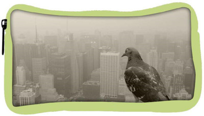 

Snoogg Eco Friendly Canvas Empire State Pigeon Designer Student Pen Pencil Case Coin Purse Pouch Cosmetic Makeup Bag (GREEN) Pouch(Multicolor)