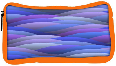 

Snoogg Eco Friendly Canvas Blue Abstract Waves Student Pen Pencil Case Coin Purse Pouch Cosmetic Makeup Bag (ORANGE) Pouch(Multicolor)